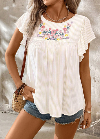 Біла блуза SHEIN