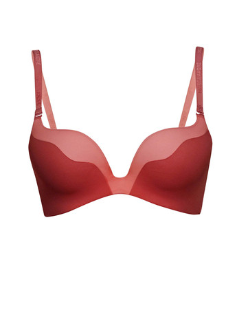 Темно-червоний безшовний бюстгальтер Marc & André з кісточками поліамід