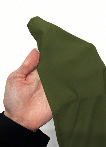 Темно-зеленое кэжуал платье рубашка SHEIN однотонное