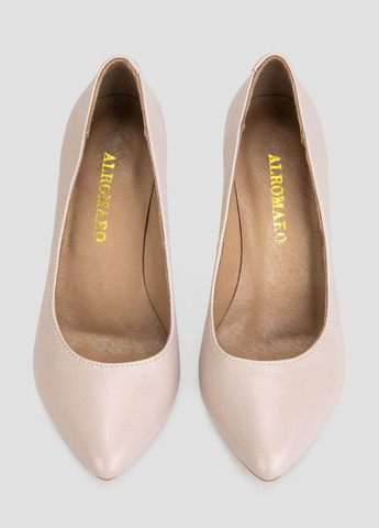 Alromaro Туфли лодочки бежевый з натуральная кожа, украина — демисезон (334860736)