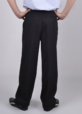 Черные классические демисезонные брюки прямые Ravol