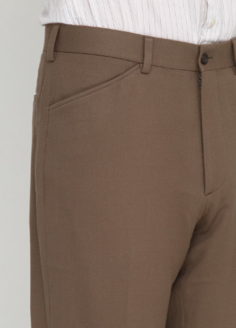 Горчичные классические демисезонные со средней талией брюки Ralph Lauren