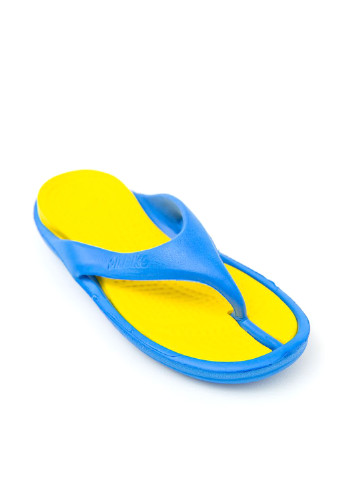 Сине-желтые пляжные вьетнамки Ager