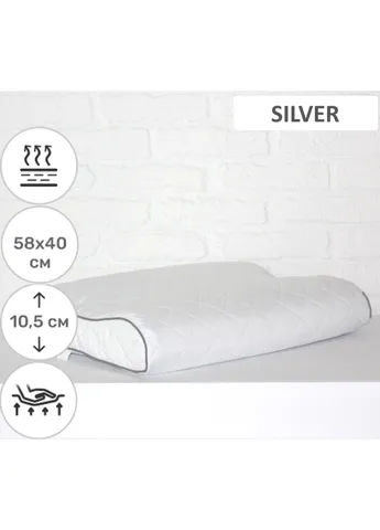Подушка ортопедическая №6020 Steep Line Silver 58х40х10.5 (2200003261226) Mirson (254072409)