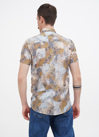 Цветная кэжуал рубашка с абстрактным узором Minimum