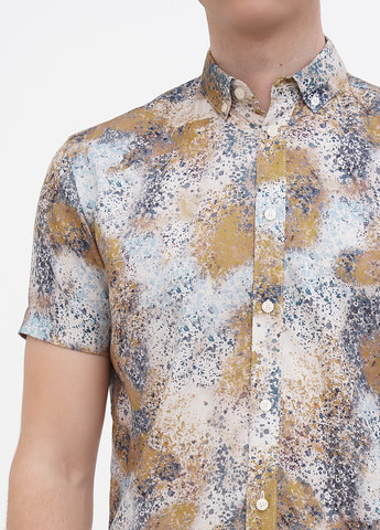 Цветная кэжуал рубашка с абстрактным узором Minimum