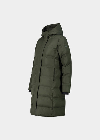 Оливкова (хакі) зимня куртка CMP COAT FIX HOOD POLYESTER