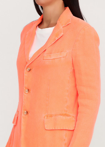 Оранжевый женский жакет Ralph Lauren однотонный - демисезонный