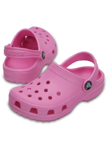Розовые детям:сабо Crocs