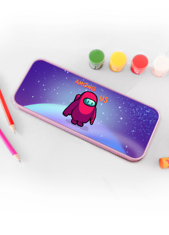 Пенал шкільний Амонг Ас Красный (Among Us Red) (34408-2411) MobiPrint (235039010)