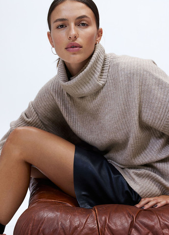 Бежевий зимовий світ зимовий вільного крою H&M