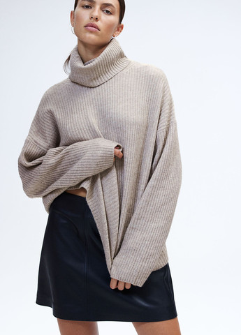 Бежевий зимовий світ зимовий вільного крою H&M