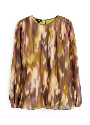 Коричнева блуза C&A