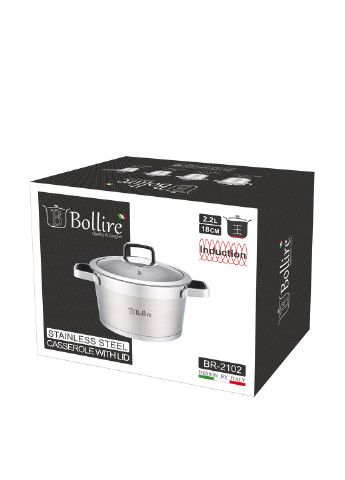 Каструля з кришкою, 2,2 л Bollire (99567968)
