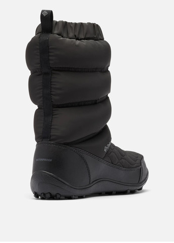 Черные дутики Columbia с логотипом