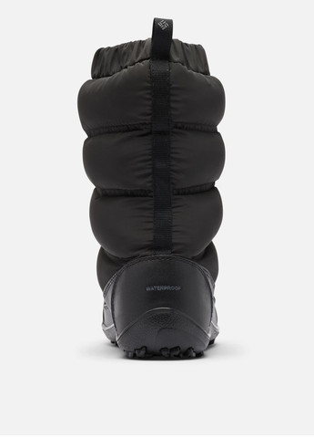 Черные дутики Columbia с логотипом