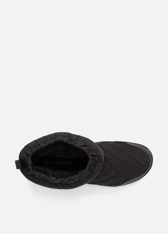 Черные дутики Columbia с логотипом