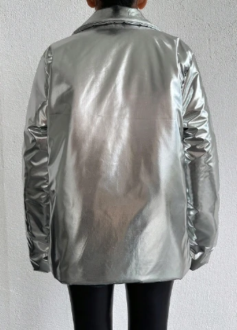 Срібна зимня куртка SHEIN