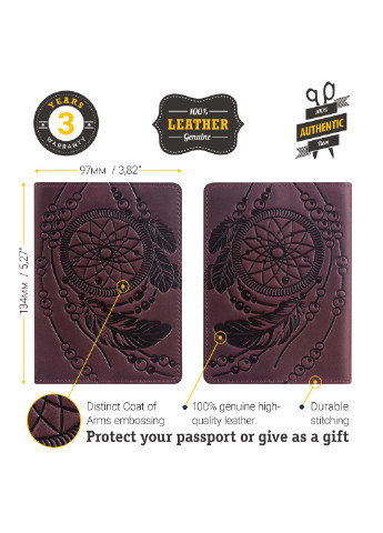 Обложка на паспорт кожаная Shvigel (252086455)