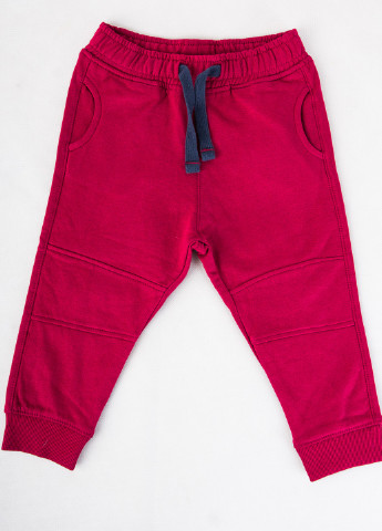 Бордовые кэжуал демисезонные брюки джоггеры Fagottino