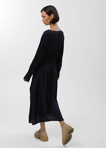 Темно-синя кежуал сукня Marc O'Polo однотонна