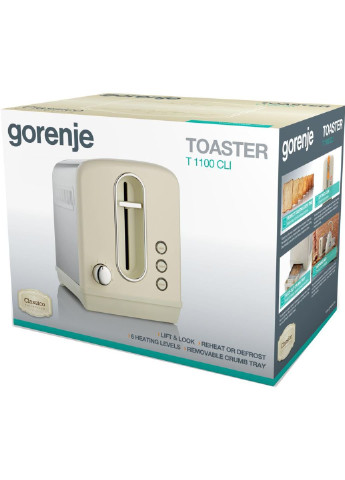 Тостер T 1100 CLI (T1100CLI) Gorenje (250125765)