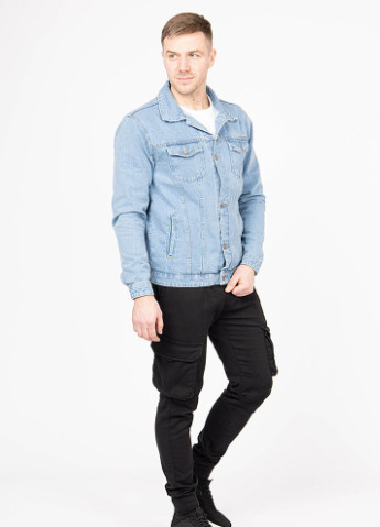 Блакитна демісезонна куртка джинсова Serseri Jeans