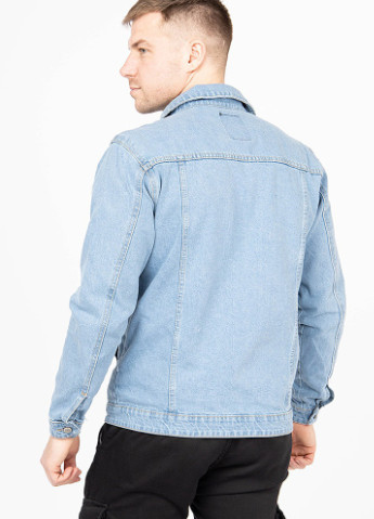 Блакитна демісезонна куртка джинсова Serseri Jeans