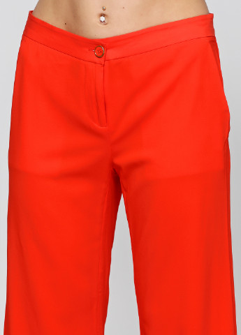 Оранжево-красные кэжуал летние клеш брюки Pinko
