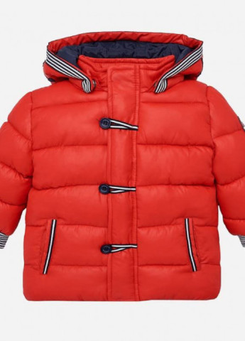 Оранжевая зимняя куртка для мальчика Mayoral 2477