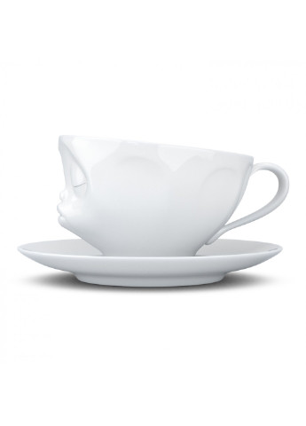 Чашка з блюдцем для кави Поцілунок (200 мл); фарфор Tassen (210767053)