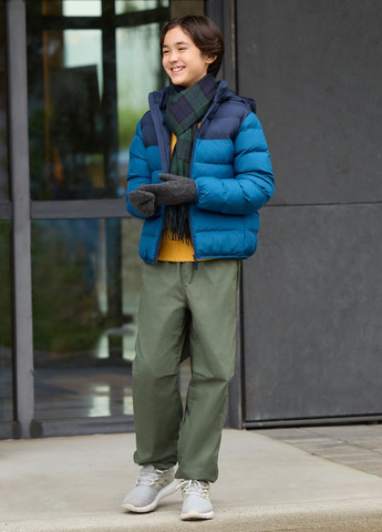 Синя зимня куртка Uniqlo