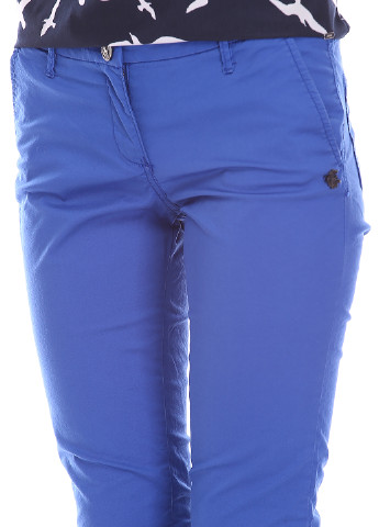 Синие кэжуал летние зауженные брюки Maison Scotch
