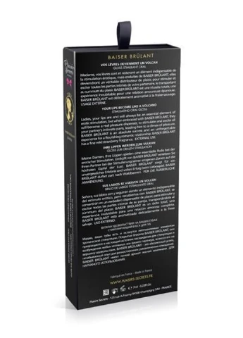 Стимулирующий блеск для губ Stimulating Oral Gloss Baiser Brulant (7 мл) Plaisirs Secrets (252156182)