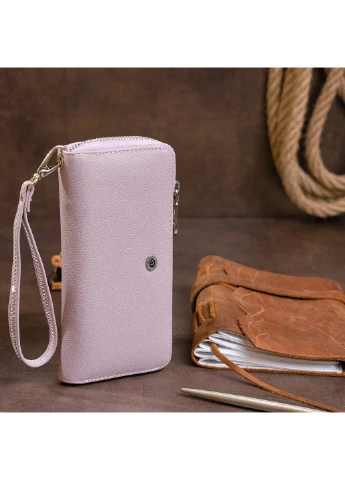 Женский кожаный кошелек-клатч 19х9,5х2,5 см st leather (252132548)