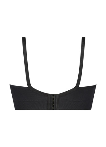 Чёрный топ бюстгальтер для кормящих Hunkemoller без косточек полиамид