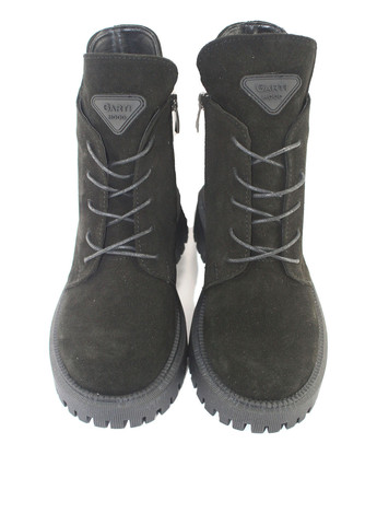 Осенние ботинки Mila на тракторной подошве, со шнуровкой из натуральной замши