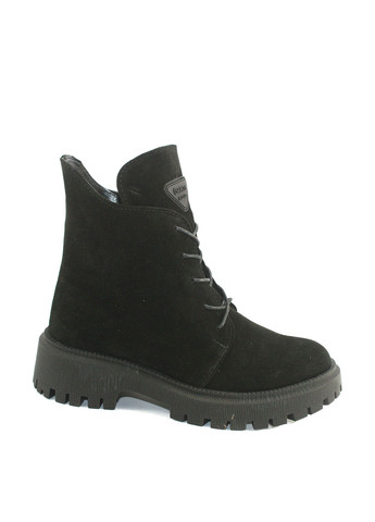 Осенние ботинки Mila на тракторной подошве, со шнуровкой из натуральной замши