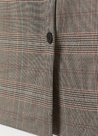 Разноцветная кэжуал в клетку юбка H&M карандаш