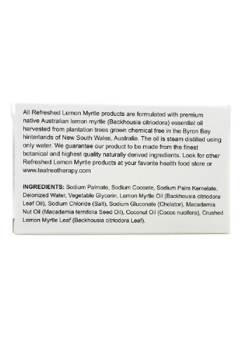 Натуральне освіжаюче відлущувальну мило на рослинній основі з маслом лимонного мирта, 100 г Tea Tree Therapy (243875300)