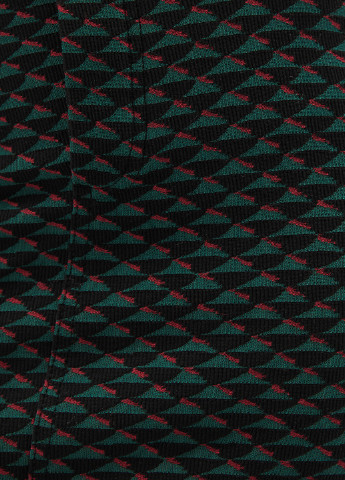 Черная кэжуал с геометрическим узором юбка Bershka