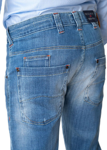 Голубые летние джинсы Armani Jeans