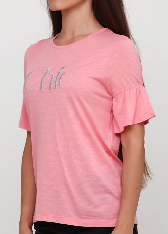 Рожева літня футболка Kookai