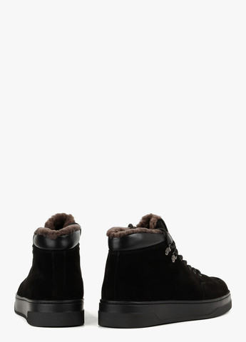 Черные зимние ботинки Le'BERDES