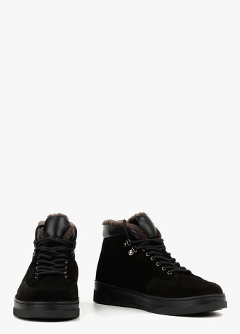 Черные зимние ботинки Le'BERDES
