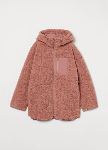 Темно-рожева демісезонна куртка H&M