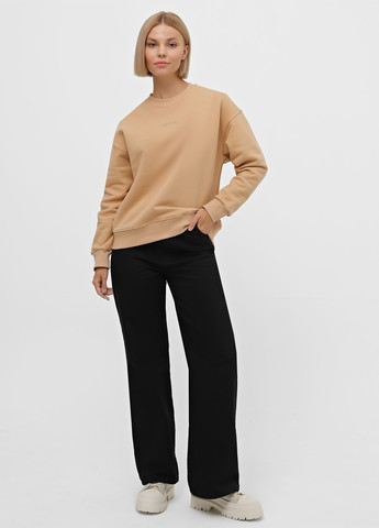 Бежевий світшот Braska однотонний вишивка (327373512)