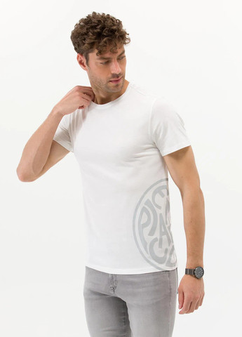 Белая футболка Pierre Cardin