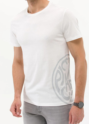 Белая футболка Pierre Cardin