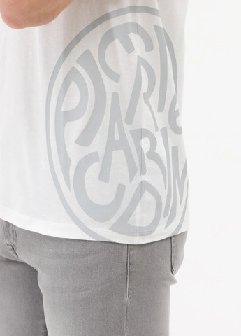 Белая футболка Pierre Cardin